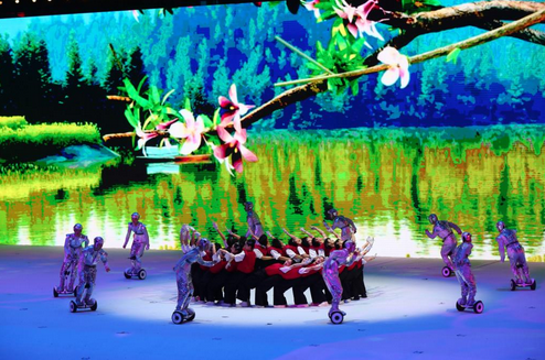 图为文艺汇演